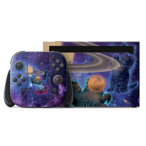 Cosmic Kittens by Vincent Hie Nintendo Skins